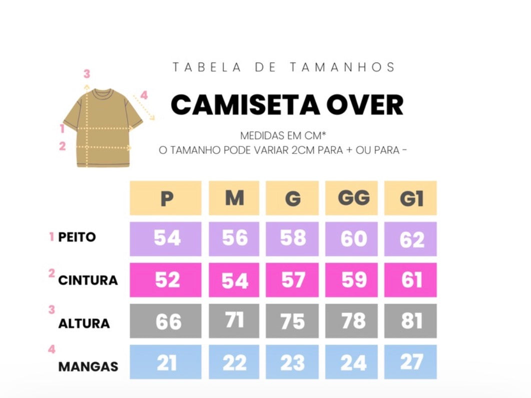 Camiseta Over Brasão Faixa Brasil