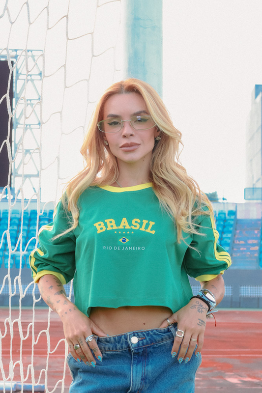 Cropped Max bandeira do Brasil