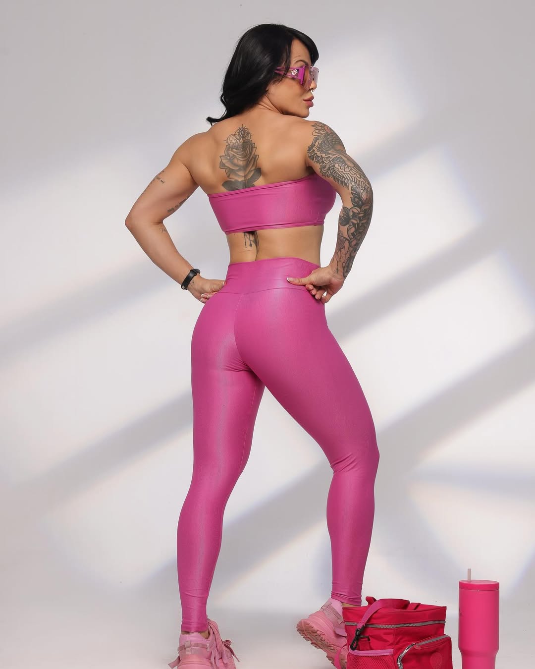 Conjunto canelado com Top faixa