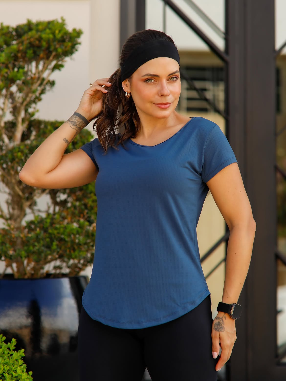 Blusa Long Poliamida