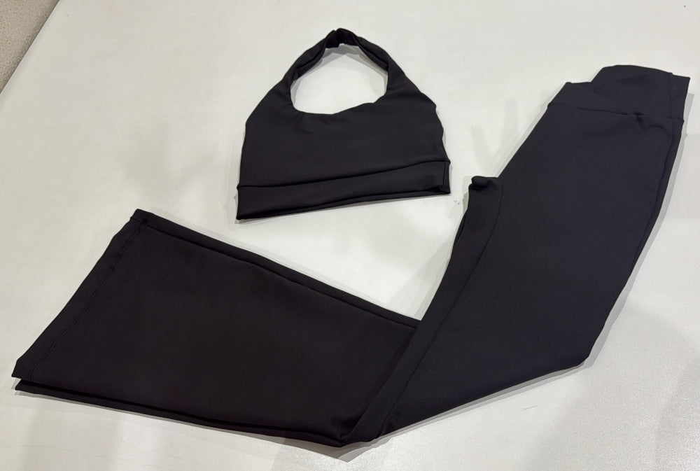 Conjunto Super Fitness Calça Flare