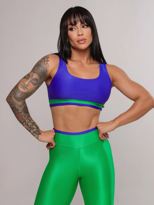 Conjunto Priscila Verde e Azul | Brasil