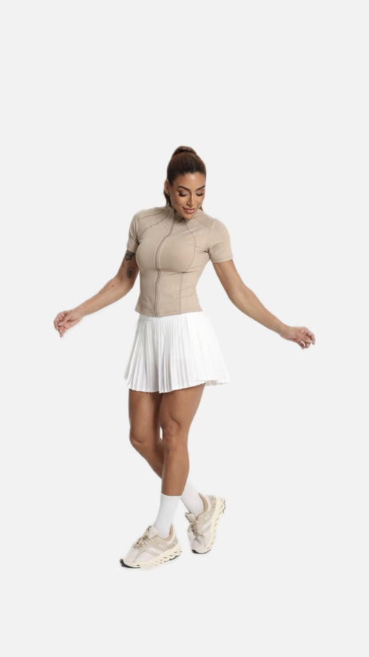 Short Saia Plissado