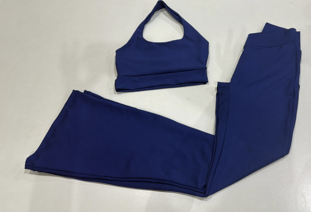 Conjunto Super Fitness Calça Flare