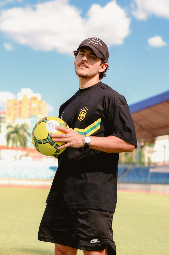 Camiseta Over Brasão Faixa Brasil
